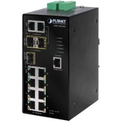 Resim Planet IP30 SNMP 7-Port/TP + 3-Port Gigabit Combo Industrial Ethernet Switch (-40 to 75 degree C) 
