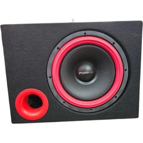 Resim For-X X-1230S-1000W MAX-250W RMS-KALİTELİ-2025 Model Kırmızı Körüklü-30 cm Kabinli Woofer 