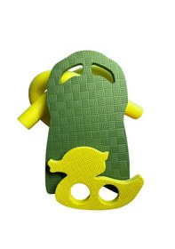 Resim Yüzme Tahtası 3lü Set Tahta Haki Makarna Sarı Kilit Ördek Sarı Haki - Sarı 