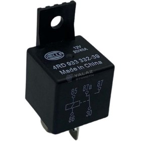 Resim Hella 12V RÖLE 5 UÇLU 20 A/30 A (ÇİFT PLATİN) (30-85-86-87-87a) 