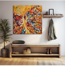 Resim Saklı Renkler Kanvas Tablo 