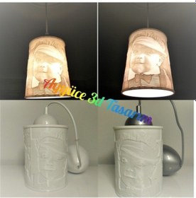 Resim 3D Kişiye Özel Fotoğraflı Avize 