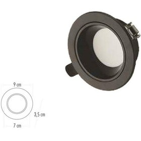 Resim Ct5261 Cata Ct-5261 8 Watt Başak Siyah Kasa Cob Led Spot 3 Renk 