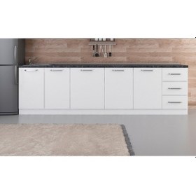 Resim Minar 295 Cm Mutfak Dolabı Beyaz 295-B1-Alt Modül Beyaz 