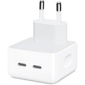 Resim FitPlus Pd 35w 2x Type-c (USB-C) Çıkışlı Şarj Adaptörü (BAŞLIK) 
