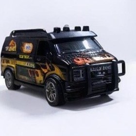 Resim Nostaljik Metal Çek Bırak Minibüs 1/36 Ölçek 