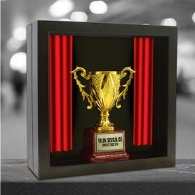 Resim Çerçeve İçerisinde Kişiye Özel Ödül Kupası 