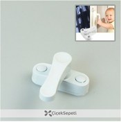 Resim 3 Adet Pvc Çekmeli Pencere Emniyet Kilidi Kapı Kilidi 
