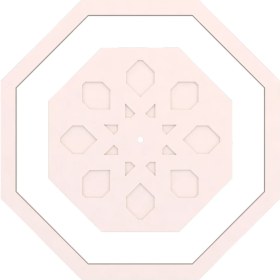 Resim Motifpiyer Tavan Lamba Göbeği 20-Sekizgen-Dış Çıtalı 