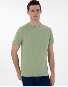 Resim Pierre Cardin Erkek Açık Haki Tişört 50302581-vr183 Açık Haki 
