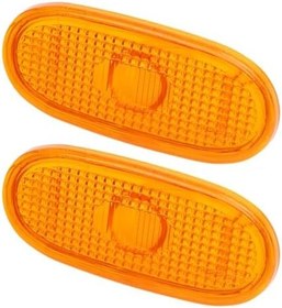 Resim Tbest Amber Yan Işaretleyici Işık Lens ABS Yedek Doğrudan Kurulum Üzerinde Klip 2006 2018 Modelleri Için Uyum 2 ADET 
