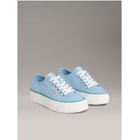 Resim Calvin Klein Ck Yw0yw01838 Vulc Flatform Ctn Logo Tag Kadın Sneakers 