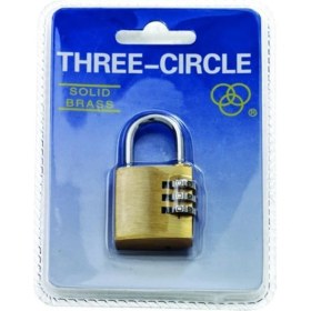Resim Tri-Circle Şifreli Asma Kilit 25mm 