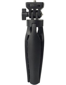 Resim Pazly Kompakt 180 Katlanabilir Mini Video Sehpa Tripodu - Siyah, Dslr, Slr, Telefon İçin Evrensel 1/4 Bağlantı 