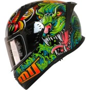 Resim Motoanl Motosiklet Kaskı Ece 22.R06 Sertifikalı Double Vizör Full Face Kask Azure 