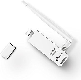Resim TP-Link TL-WN722N, N150 Mbps Yüksek Kazanımlı Kablosuz USB Adaptör, 4dBi Ayrılabilir Anten 