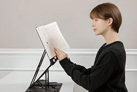 Resim Yükseklik Ayarlı Laptop Ve Kitap Standi Katlanabilir Fonksiyonel Standı KR_2022P 