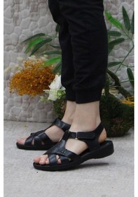 Resim Fort 42052 Comfort Rahat Esnek Hafif Kadın Sandalet 001 