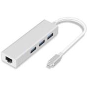 Resim CODEGEN Cdg-cnv85 3adet*usb 3.0 Rj45 Usb 3.1 Type-c Hub 