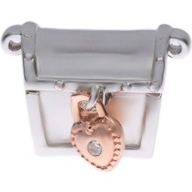 Resim Kadın Sandık Model Gümüş Charm 