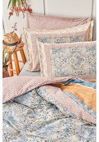 Resim Yataş Bedding Delissa Çift Kişilik Ranforce Nevresim Seti - Mavi 