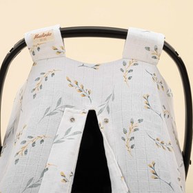 Resim Puset Örtüsü - Tek Taraflı - Yapraklar 