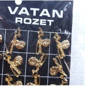 Resim Yaka Rozeti Atatürk ve İmzası 30 Adetli Paket 