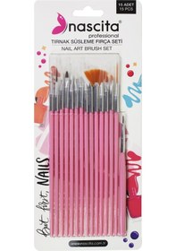 Resim Nascita 05 Tırnak Fırça Seti Pembe 5'li 