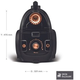Resim Karaca Vantuz High Force F2 Matte Toz Torbasız Mineral 