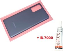 Resim Samsung Galaxy S20 FE Arka Pil Batarya Kapağı B-7000 SİYAH Tkgz