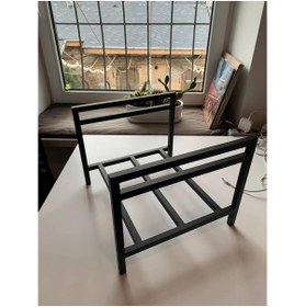 Resim Abronya Metal Plaklık Dekoratif Dergilik Mini Kitaplık 