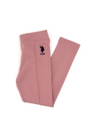 Resim U.S. Polo Assn. Kız Çocuk Orkide Nervürlü İnterlok Tayt 50316891-VR221 