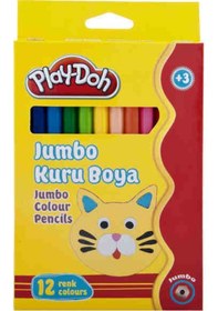 Resim Play Doh Jumbo Kuru Boya 12 Renk 