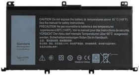 Resim Dell Inspiron 7559-B70D128W81C ile Uyumlu Batarya, 11.4V, 4400mAh, 50Wh, 6 Cell, Li-polymer, Siyah 