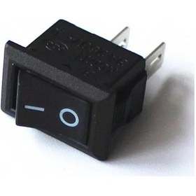 Resim Mr-125b Mini S Siyah Işıksız Anahtar On-off 2p Siyah 