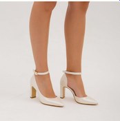 Resim Tamer Tanca Kadın Vegan Beyaz Sedef Topuklu & Stiletto Ayakkabı 22 319 Bn Ayk Beyaz Sedef Beyaz 