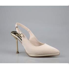 Resim Feles 038-p2533 Ten Rengi Kadın Topuklu Ayakkabı Ten Rengi 