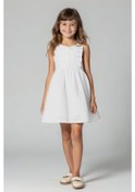 Resim Forbes Ekru Kız Çocuk Elbise-ekru Ekru 