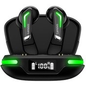 Resim Reedark Lenovo Gm3 Oyuncu Kulak İçi Kulaklıklar - Bluetooth 5.0 İle Düşük Gecikme Ve Derin Ses Deneyimi Siyah 