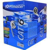 Resim 100 Metre Cat6 Kablo Powermaster Cat6 Ethernet Lan Kablo 23Awg 