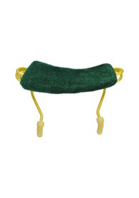 Resim Manuel Raymond Vbsr1214gr Keman Yastığı Yeşil Eğlenceli Tasarım Yumuşak Ped 