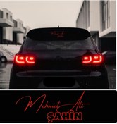Resim EYBA STİCKER İsim soyisim sticker yazı 40x15 ad soyad ve isteğe özelcam yazı modeli tasarımı 