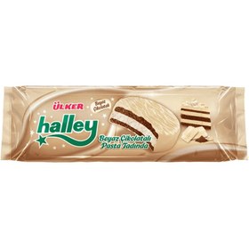Resim Ülker Halley Beyaz Çikolatalı Bisküvi 7x30 G 