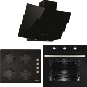 Resim Alveus Century Siyah 3'lü Ankastre Set MODW-GLS640-MFA614 