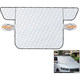 Resim DS LLC Oto - Araç Buz Önleyicibranda 150X110CM Ayna Kapaklı - Emniyet Kanatlı=kapı Sıkıştırma (4887) 