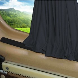 Resim Pandami Ford Tourneo Courier 2014+ Uyumlu Füme Raylı Oto Perde Takımı 