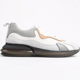 Resim Hush Puppies Tabanlı Beyaz Gri Erkek Sneaker Spor Ayakkabı 