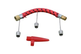 Resim Store Mania Ieg™ Pompa Iğne Başlık Seti Top Bisiklet Lastiği Şişirme Iğneleri () 