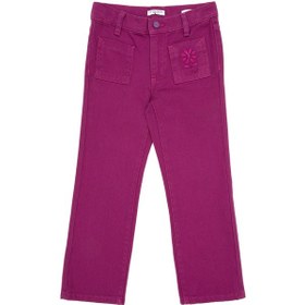 Resim U.s. Polo Assn. Kız Çocuk Menekşe Pantolon Kanvas-chino 50314779-vr037 Menekse 