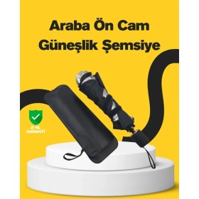 Resim Pratik Ön Cam Güneşliği – Geniş Kapsama Alanı, Kolay Saklama 
